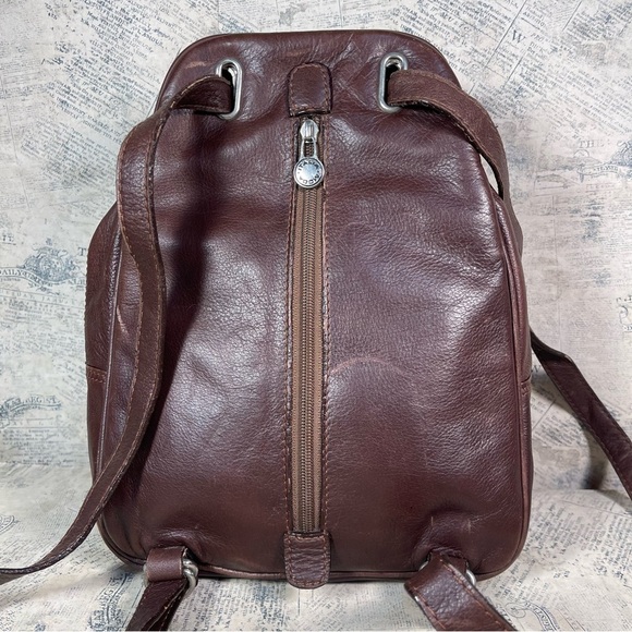 Vintage Andantini Moda Italiana Brown Leather Crossbody Bag Made in Italy main image 11